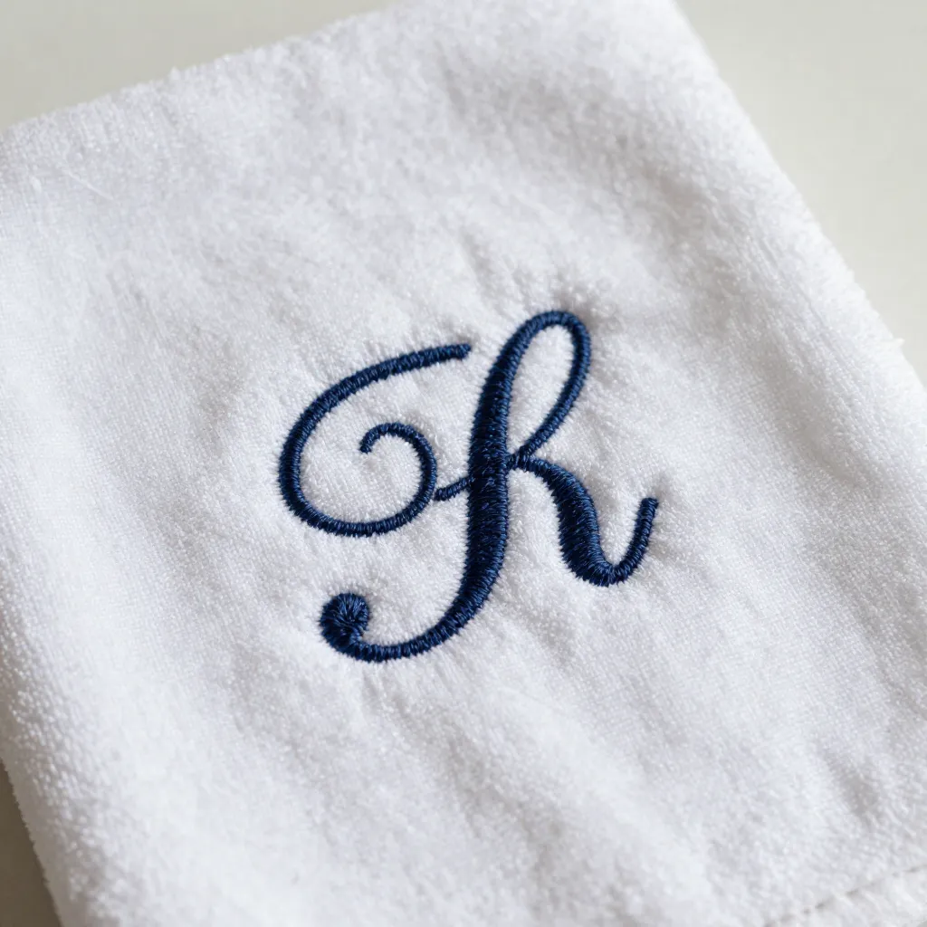 Custom embroidered pillowcases and duvet